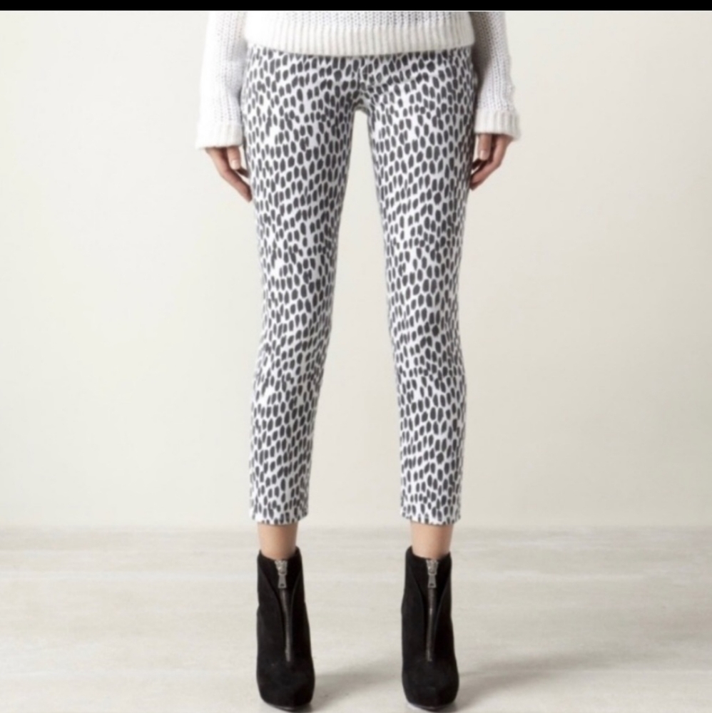 MOTHER High waisted looker crop